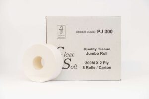 Jumbo Toilet Roll 300M x 2PLY