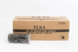 Black Tidy Liners on Rolls 36L