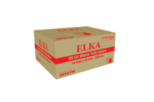 White Tidy Liners On Rolls 36L