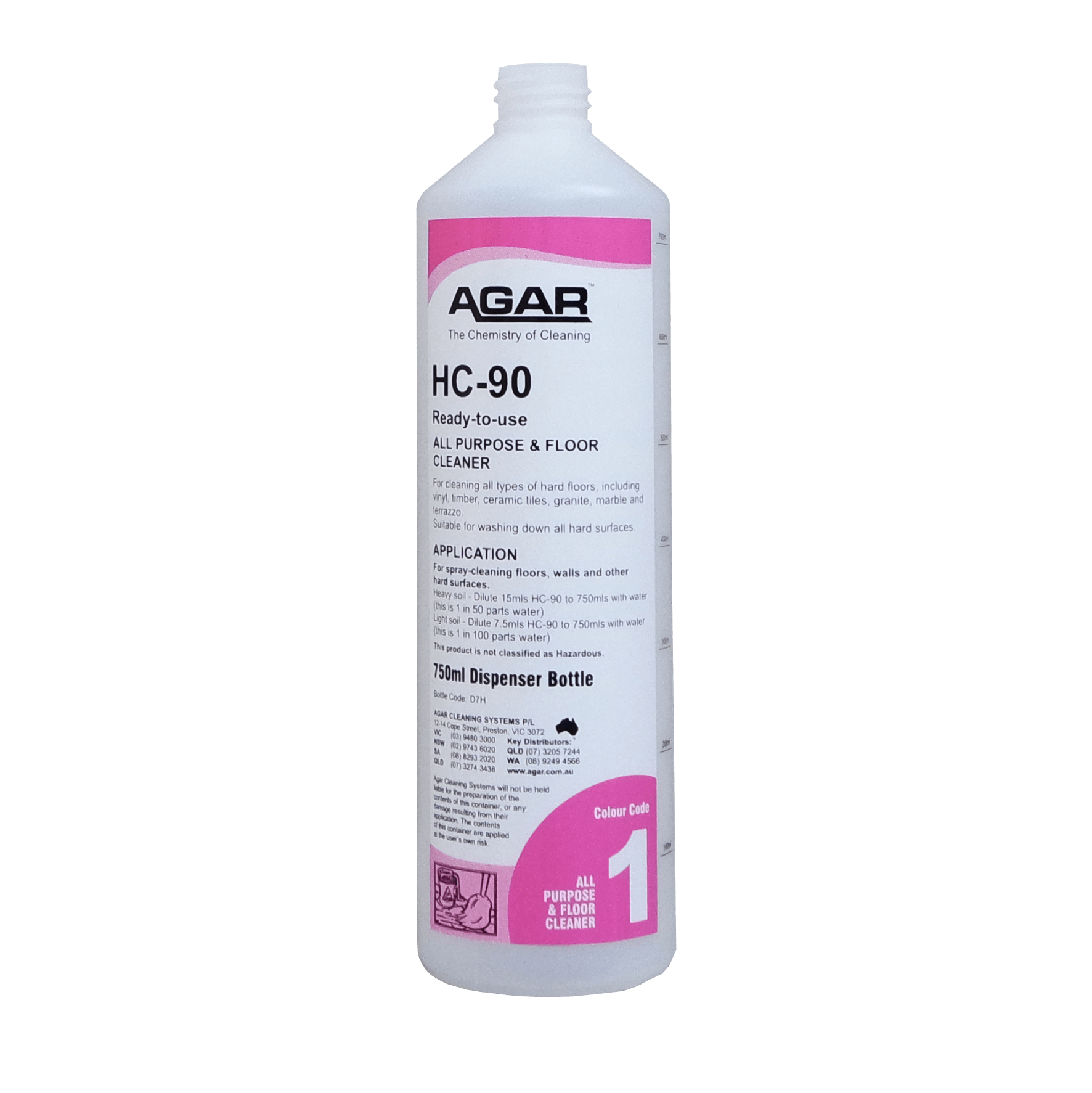 AGAR No. 1 HC-90 750ml Squirt Bottle
