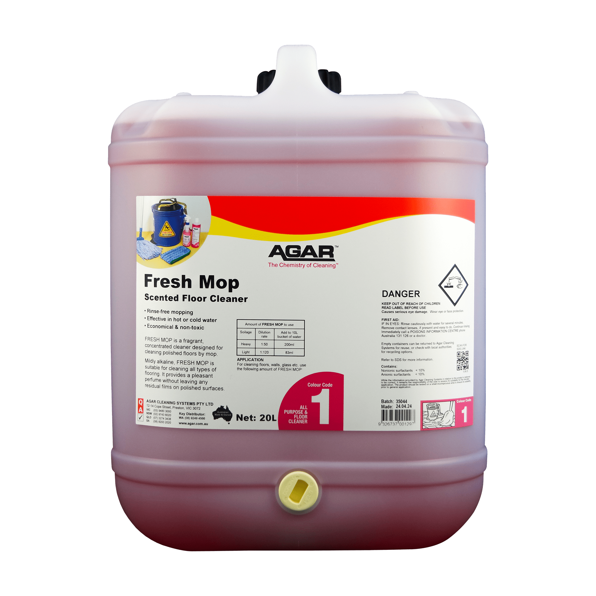 AGAR Freshmop Scented Floor Cleaner 20L