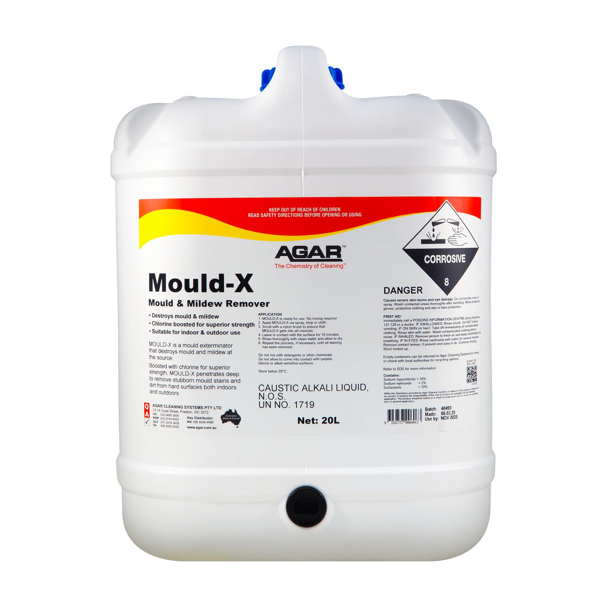 AGAR Mould-X Mould and Mildew Remover 20L