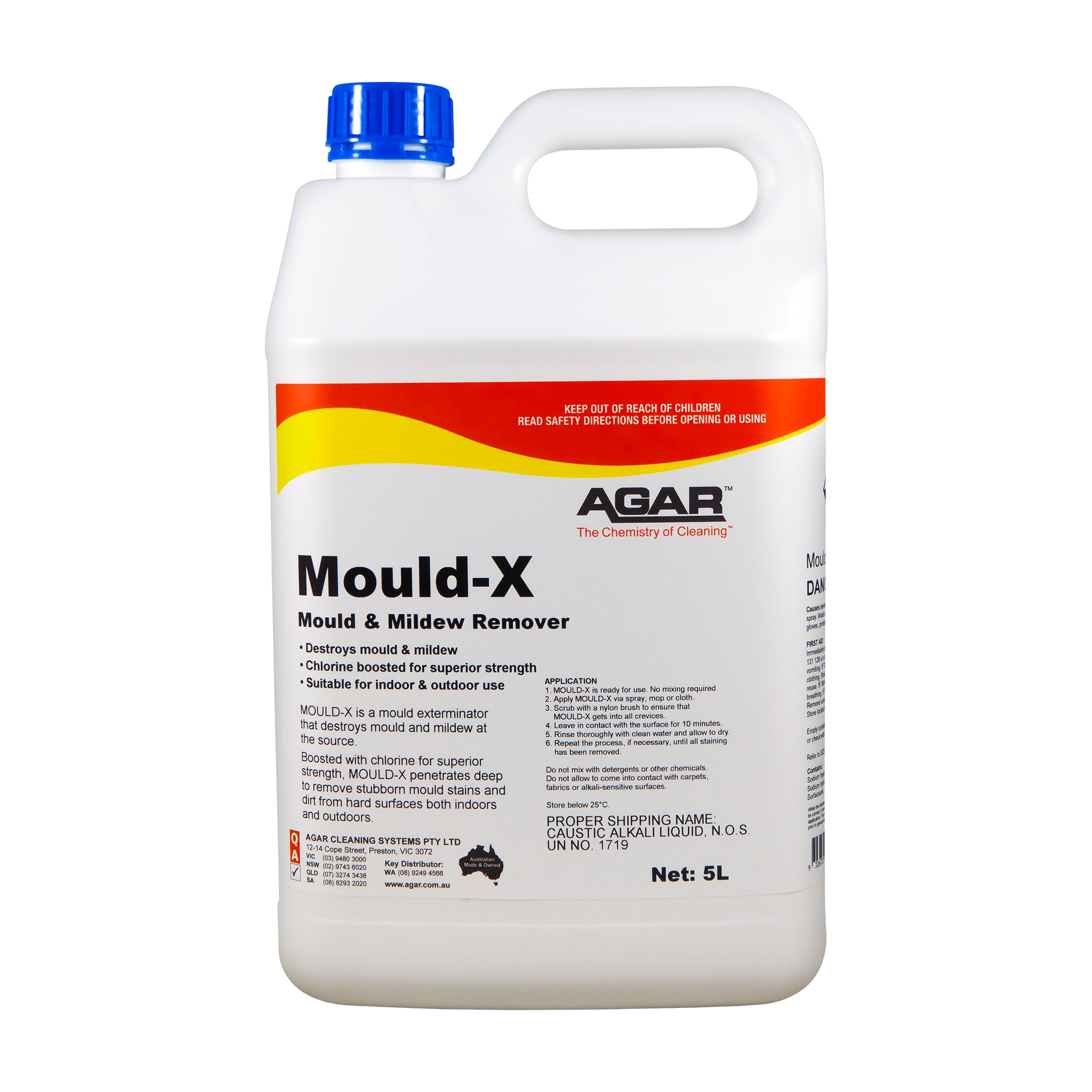 AGAR Mould-X Mould and Mildew Remover 5L