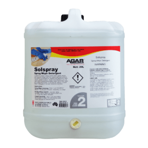 AGAR Solspray Spray and Wipe Detergent 20L