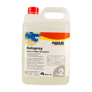 AGAR Solspray Spray and Wipe Detergent 5L