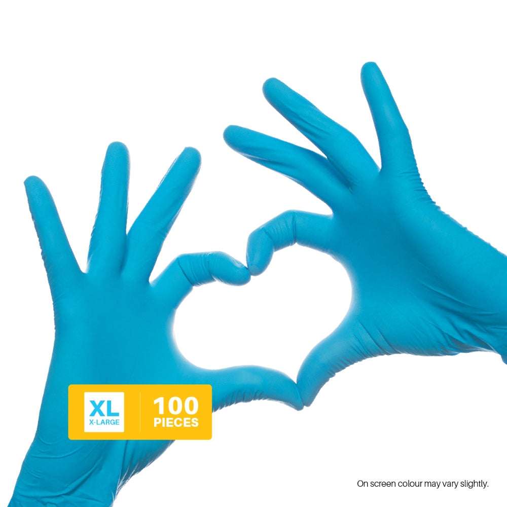 Vinyl/Nitrile Blend Gloves - 100 Pack - X-Large